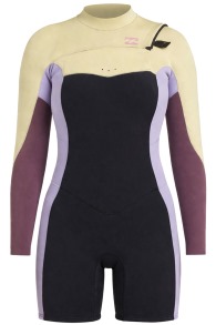 Billabong - Synergy 2/2 Frontzip Longarm Shorty Women Wetsuit