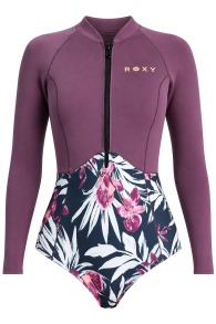 Roxy - Swell Natural 1mm Frontzip Longarm Shorty