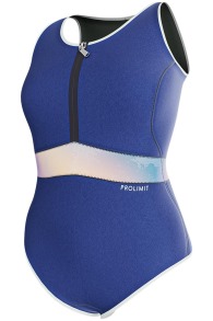 Fire Sleeveless Shorty Front V-zip Wetsuit