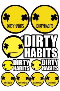 Dirty Habits-Dirty Stickers Pack