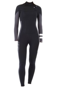 Hurley-ADVANT 4/3 Frontzip Femme Combinaison Néoprène