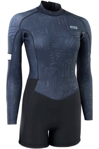 ION-Amaze Shorty 2.0 Manches Longues Backzip 2025 Combinaison Néoprène Femmes