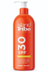Island Tribe-Crème Solaire SPF 30 Light Lotion Dispenser 450ml
