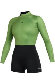 Mystic-Lunar Longarm Shorty 2/2 Backzip 2024 Combinaison Néoprène Femmes