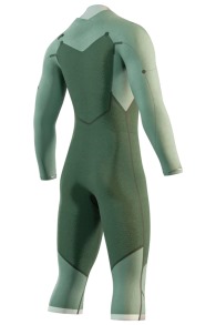 Mystic-Motion Longarm Shortleg 4/3 Frontzip Combinaison Néoprène