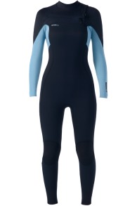 ONeill-Hyperfreak 5/4+ Chest Zip Combinaison Néoprène Femme