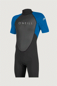 O'Neill Youth Reactor-2 2mm Spring Wetsuit - Back Zip Short Sleeve