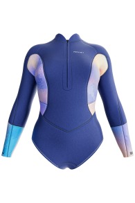 Prolimit-Fire Sunset 2/2 Longarm Shorty Frontzip 2025 Combinaison Néoprène Femmes