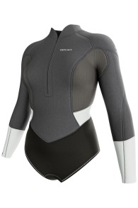 Prolimit-Fire Sunset 2/2 Longarm Shorty Frontzip 2025 Combinaison Néoprène Femmes