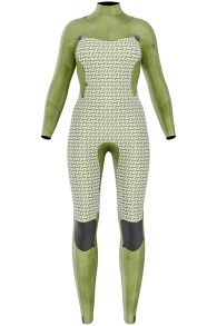 Prolimit-Flare 5/4 Double Zip Frontal 2026 Combinaison Néoprène Femme