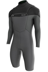 Prolimit-Fusion Sunset 2/2 Shorty Manches Longues Double Zip Frontal 2026 Combinaison Néoprène