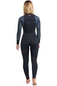 Roxy-Swell Natural 4/3 Frontzip Combinaison Néoprène Femme