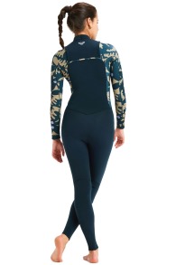 Roxy-Swell Natural 4/3 Frontzip Femme 2025 Combinaison Néoprène