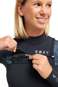 Roxy-Swell Natural 5/4 Frontzip 2026 Combinaison Néoprène Femme
