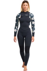 Roxy-Swell Natural 5/4 Frontzip 2026 Combinaison Néoprène Femme