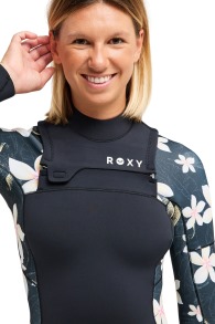 Roxy-Swell Natural 5/4 Frontzip 2026 Combinaison Néoprène Femme