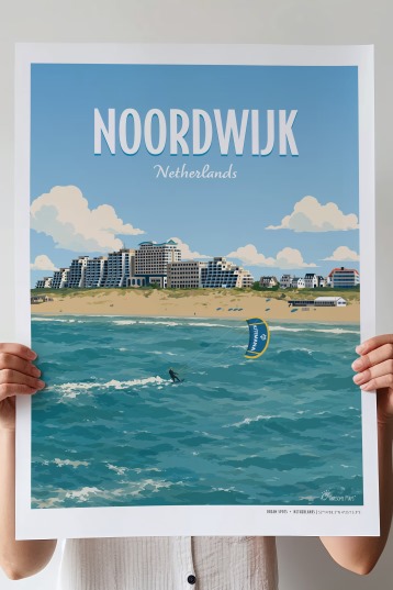 Awesome Maps-Dream Spot Poster Noordwijk
