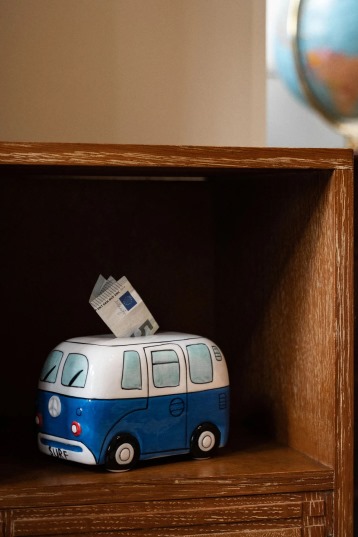 Devoted-Surf Van Piggy Bank