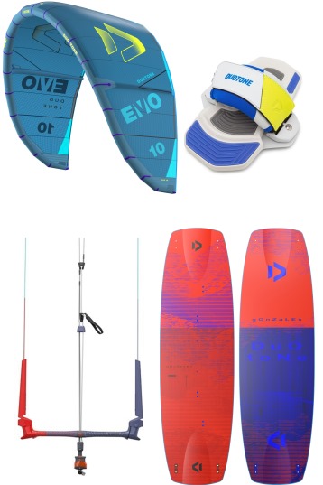 Duotone Kiteboarding-Evo + Gonzales 2025 Kitesurf Set