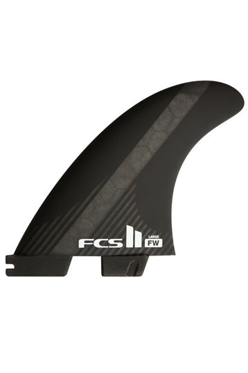 FCSII FW PC Carbon Black Large 5-fin from FCS Surf! ▷ Kitemana.com