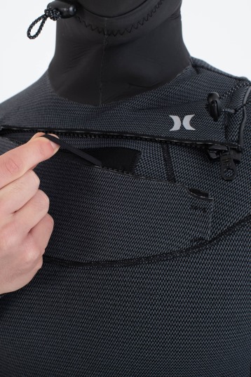 Hurley-Plus 5/3 Frontzip Cagoule Combinaison Néoprène