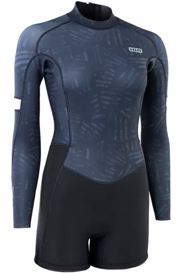 ION-Amaze Shorty 2.0 Manches Longues Backzip 2025 Combinaison Néoprène Femmes