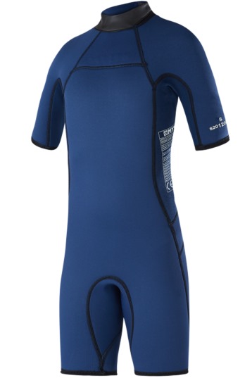 Mystic-Star 3/2 Kids Shorty Backzip Combinaison Néoprène
