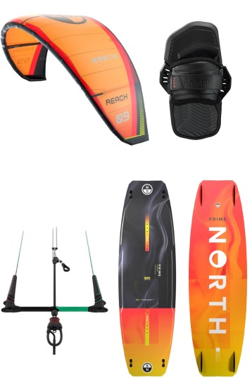 North-North Reach + Prime 2026 Pack de Kitesurf