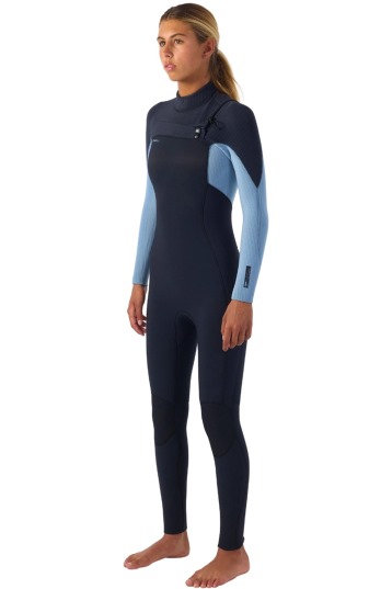 ONeill-Hyperfreak 5/4+ Chest Zip Combinaison Néoprène Femme
