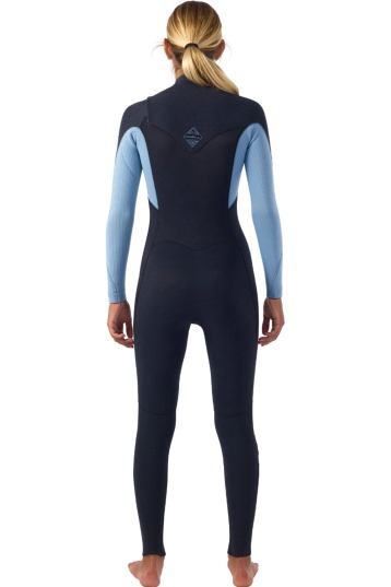 ONeill-Hyperfreak 5/4+ Chest Zip Combinaison Néoprène Femme