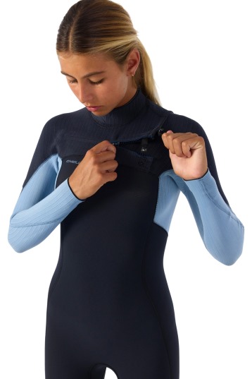 ONeill-Hyperfreak 5/4+ Chest Zip Combinaison Néoprène Femme