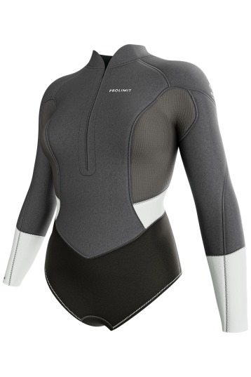 Prolimit-Fire Sunset 2/2 Longarm Shorty Frontzip 2025 Combinaison Néoprène Femmes
