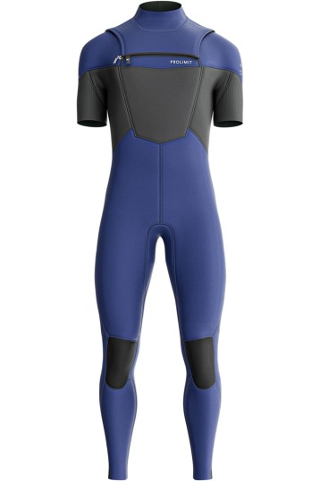Prolimit-Fusion 3/2 Manches Courtes Double Zip Frontal 2026 Combinaison Néoprène