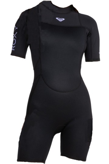 Roxy Prologue 2mm Back Zip Shorty – Muta Manica Corta Da Donna, Good Mood, Per Acqua 21-23°C - 3