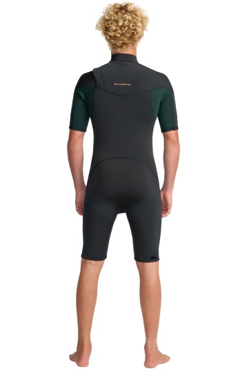 Quiksilver-Everyday Sessions 2/2 Frontzip Shorty Combinaison néoprène