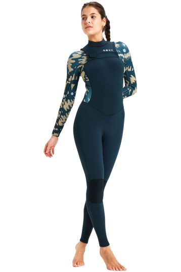 Roxy-Swell Natural 4/3 Frontzip Femme 2025 Combinaison Néoprène