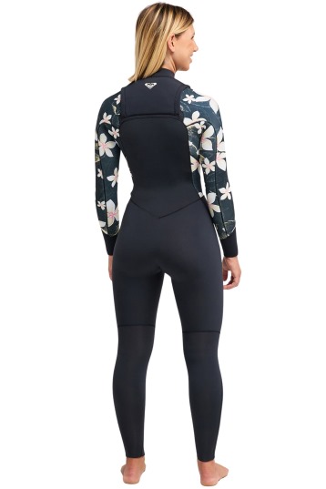 Roxy-Swell Natural 5/4 Frontzip 2026 Combinaison Néoprène Femme