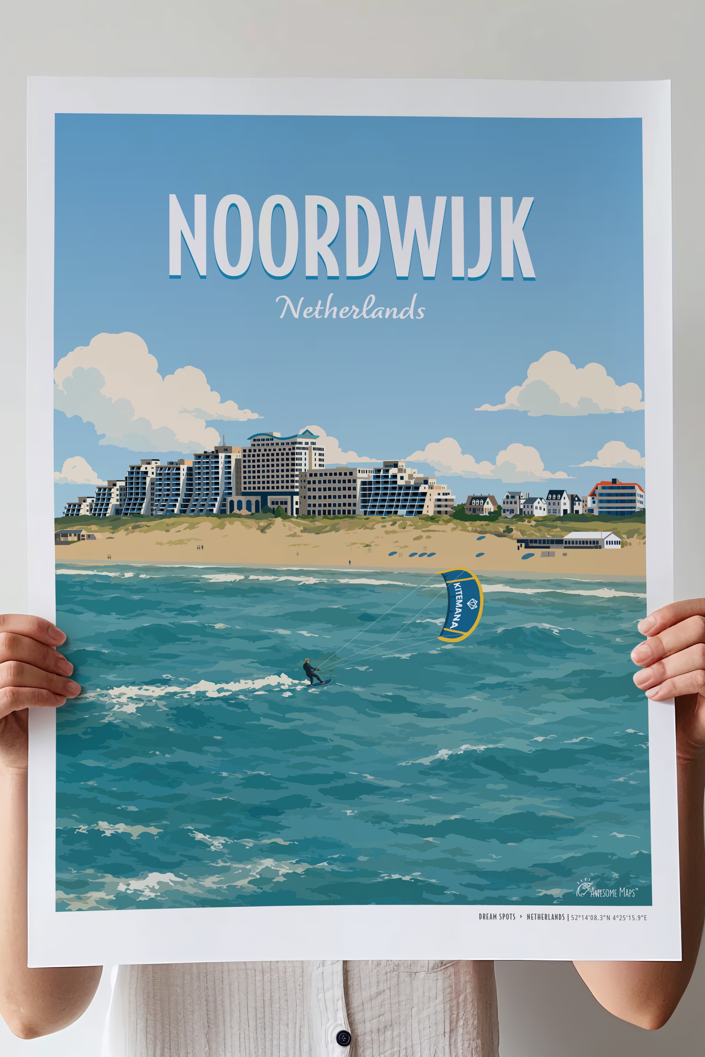 Awesome Maps-Dream Spot Poster Noordwijk