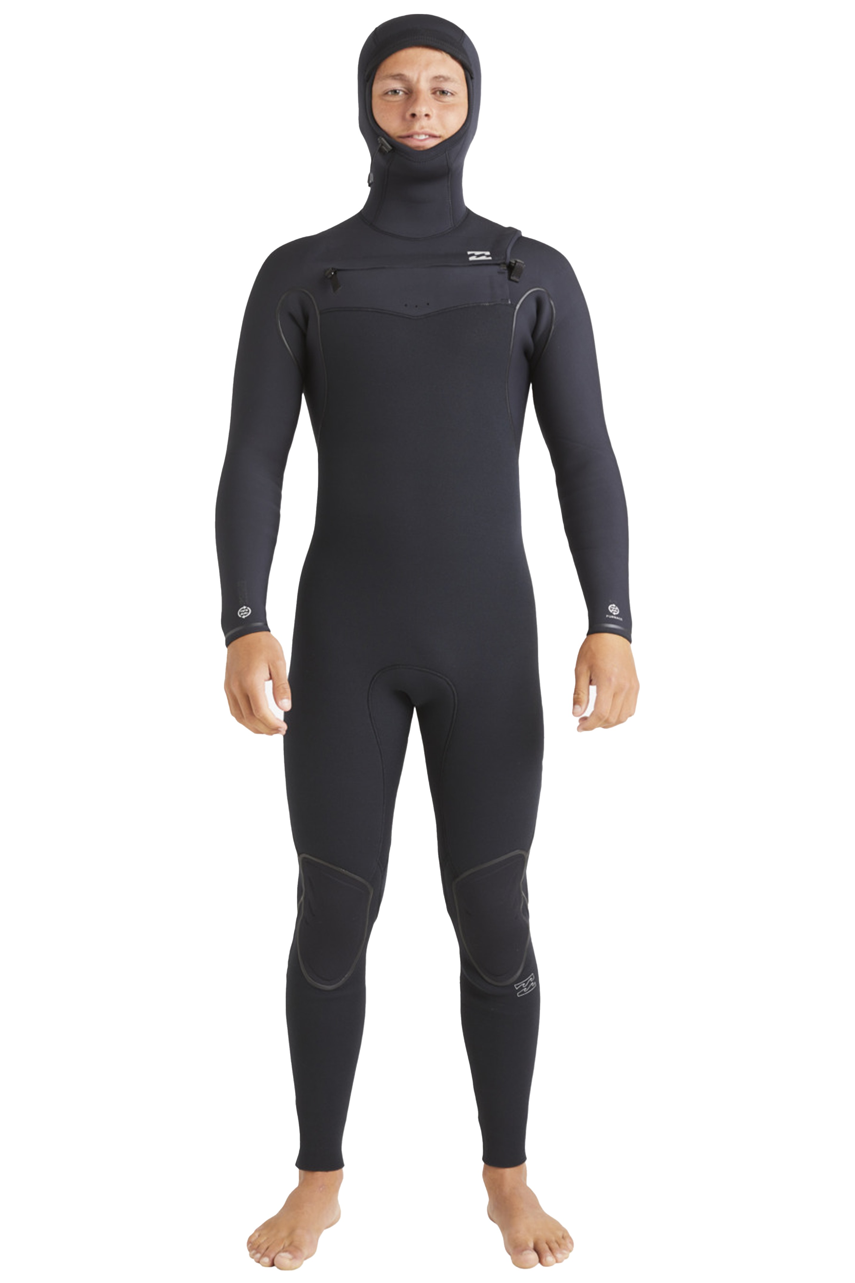 Billabong-Furnace Natural 6/5 Frontzip Hooded Wetsuit