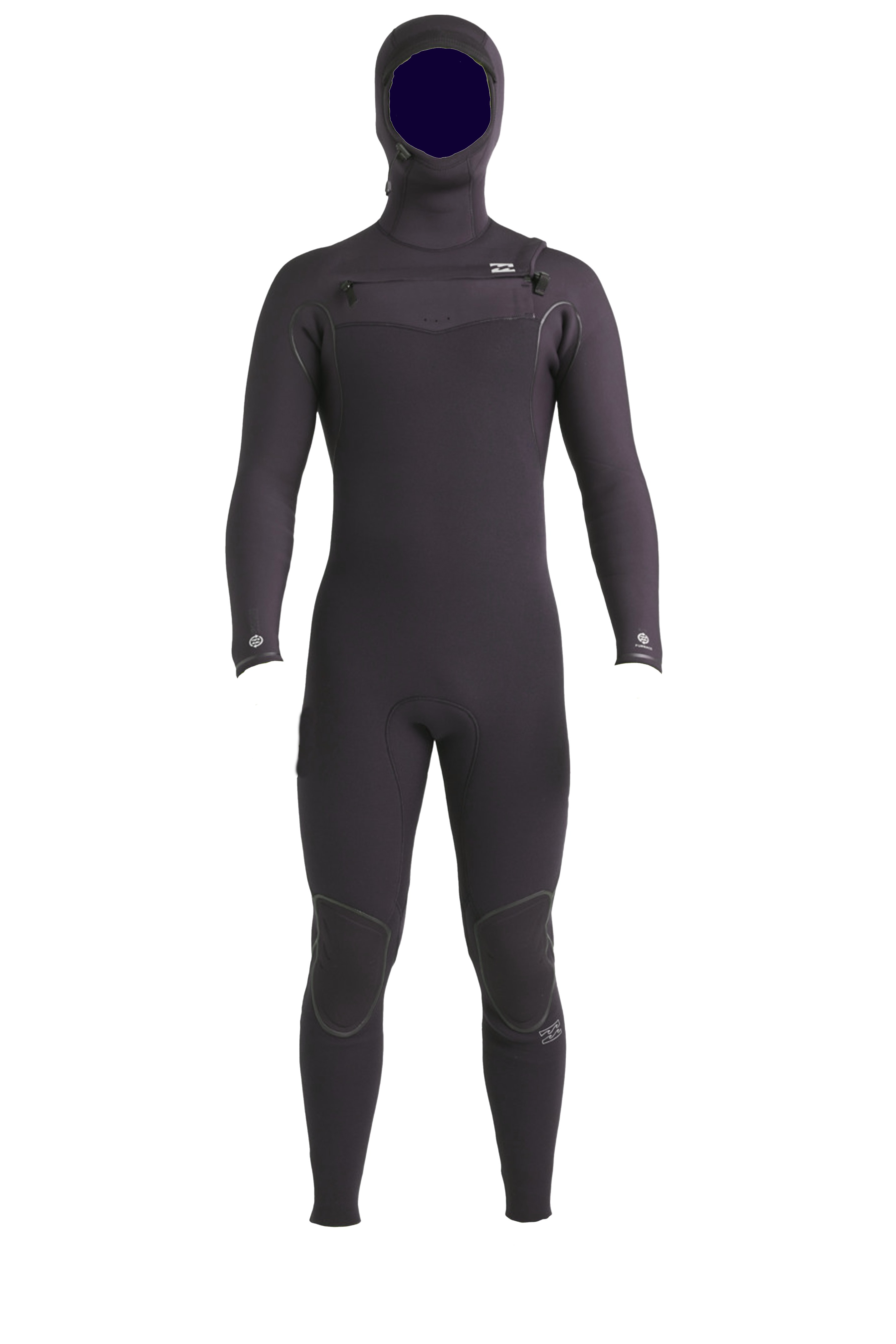 Billabong-Furnace Natural 6/5 Frontzip Hooded Wetsuit