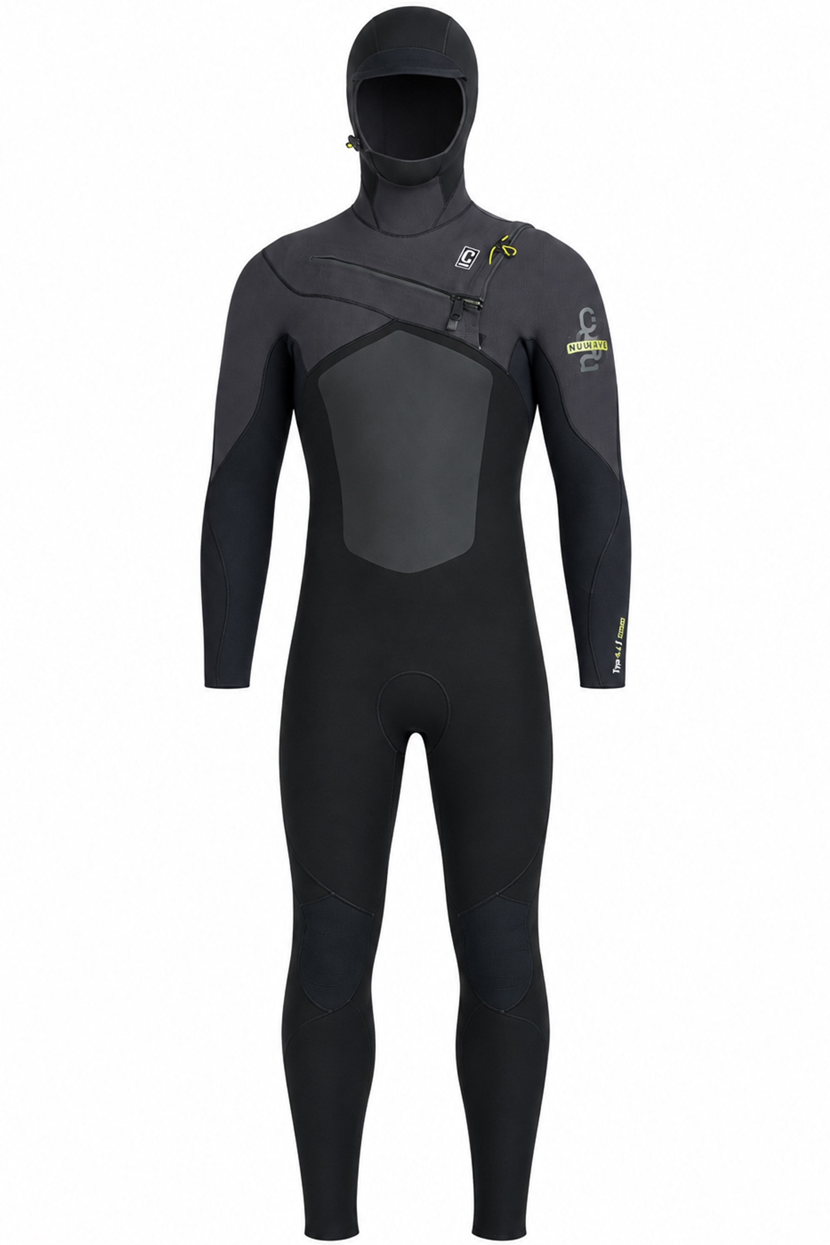 C-Skins-NuWave ReWired 5/4 Frontzip Hooded Wetsuit