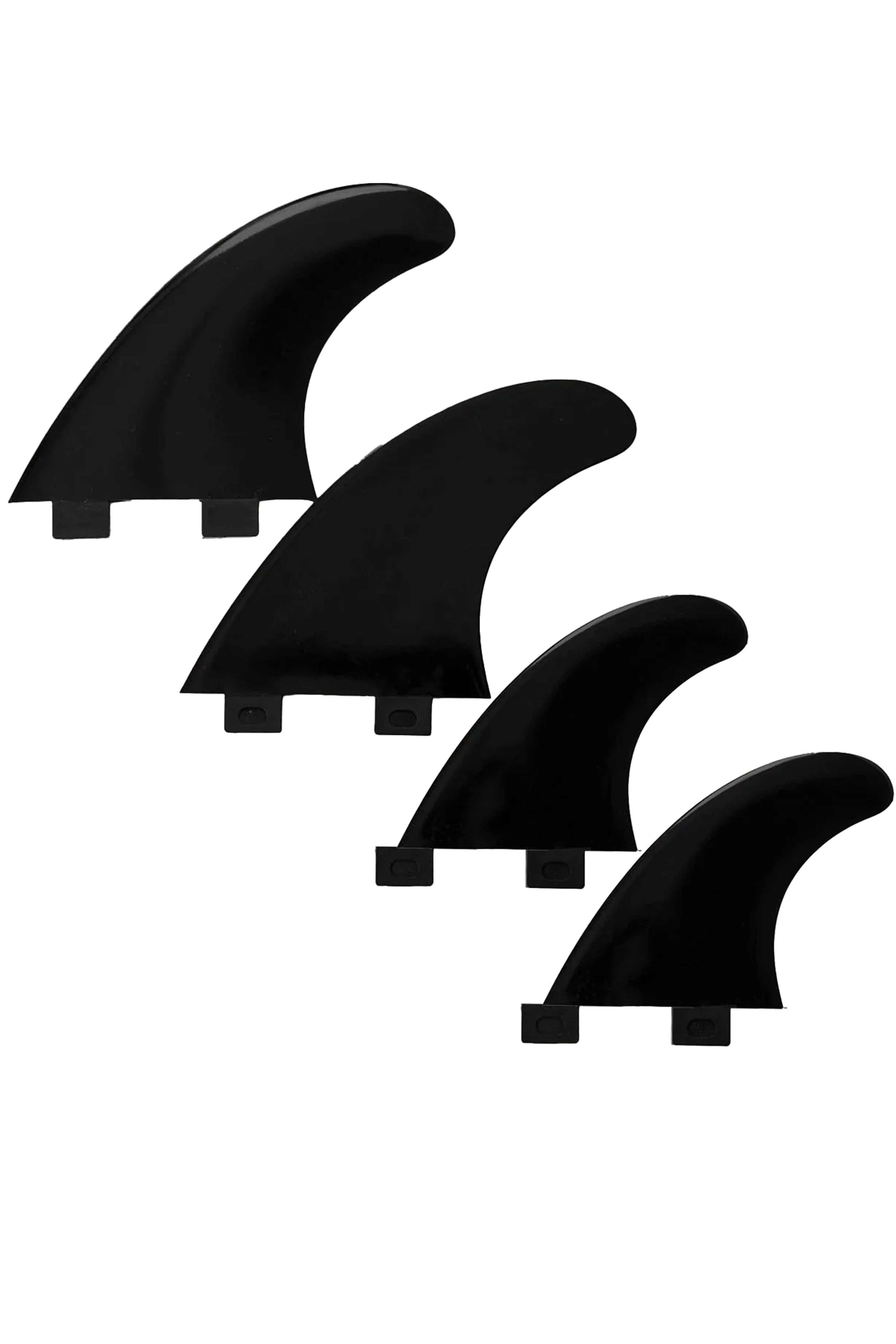 Devoted-Quad Fin Set Nylon Dual Tab (FCS)