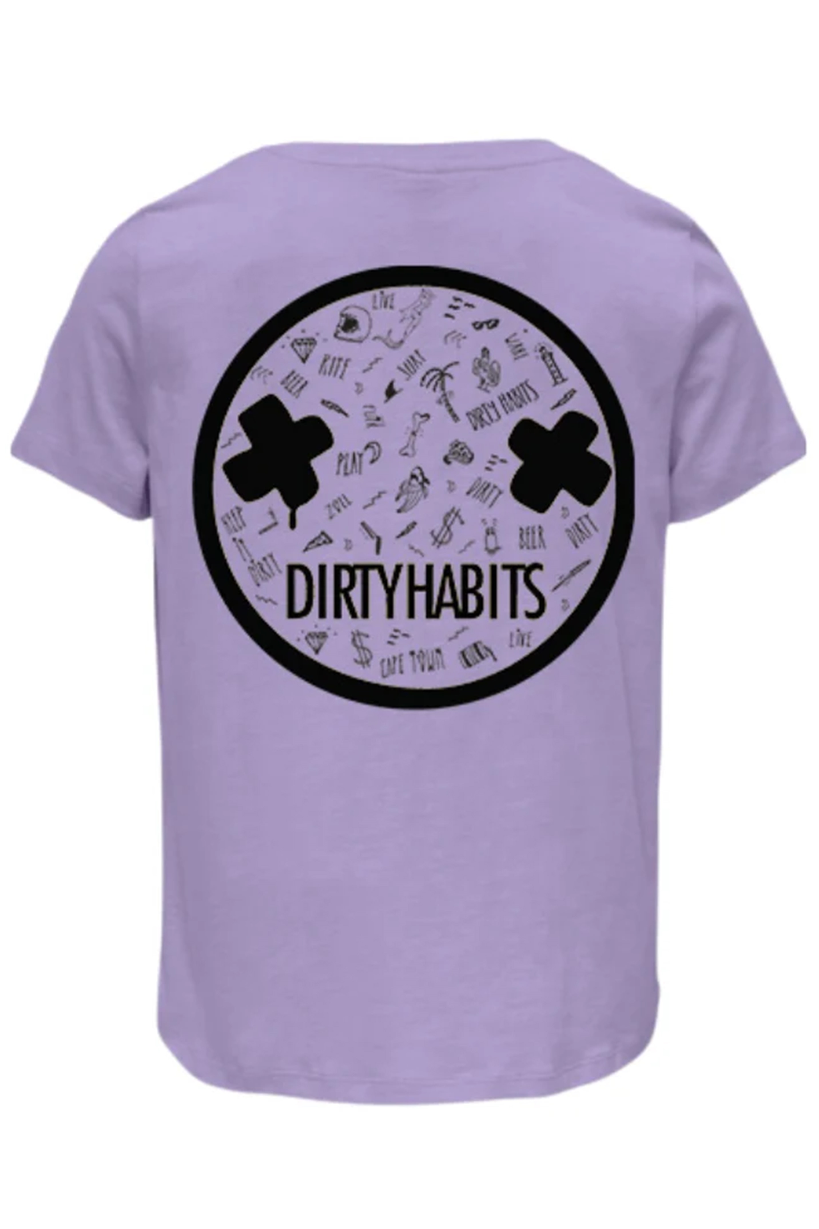 Dirty Habits-Tee-shirt Dirty Habits Lilac