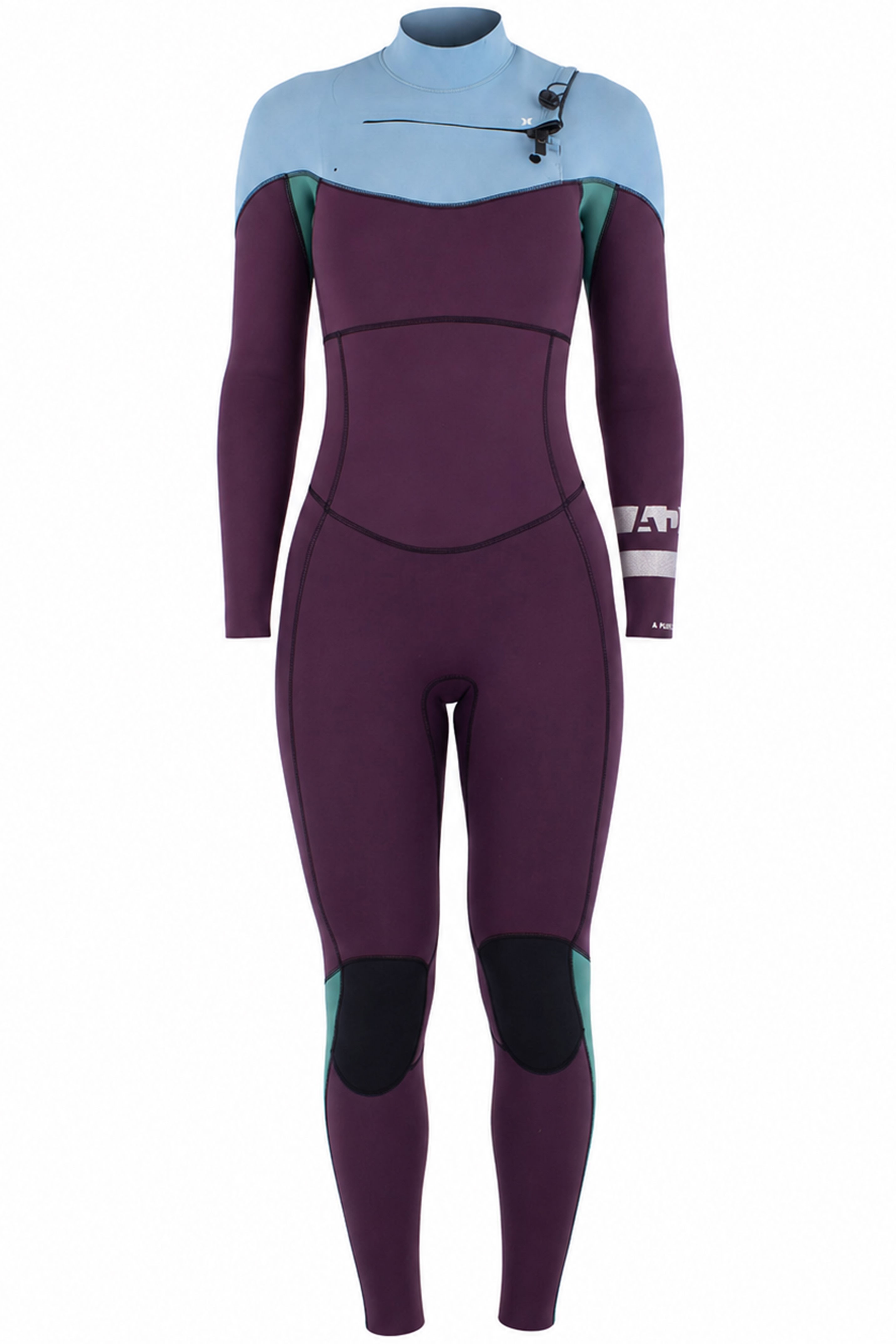Hurley-ADVANT 4/3 Frontzip Femme Combinaison Néoprène