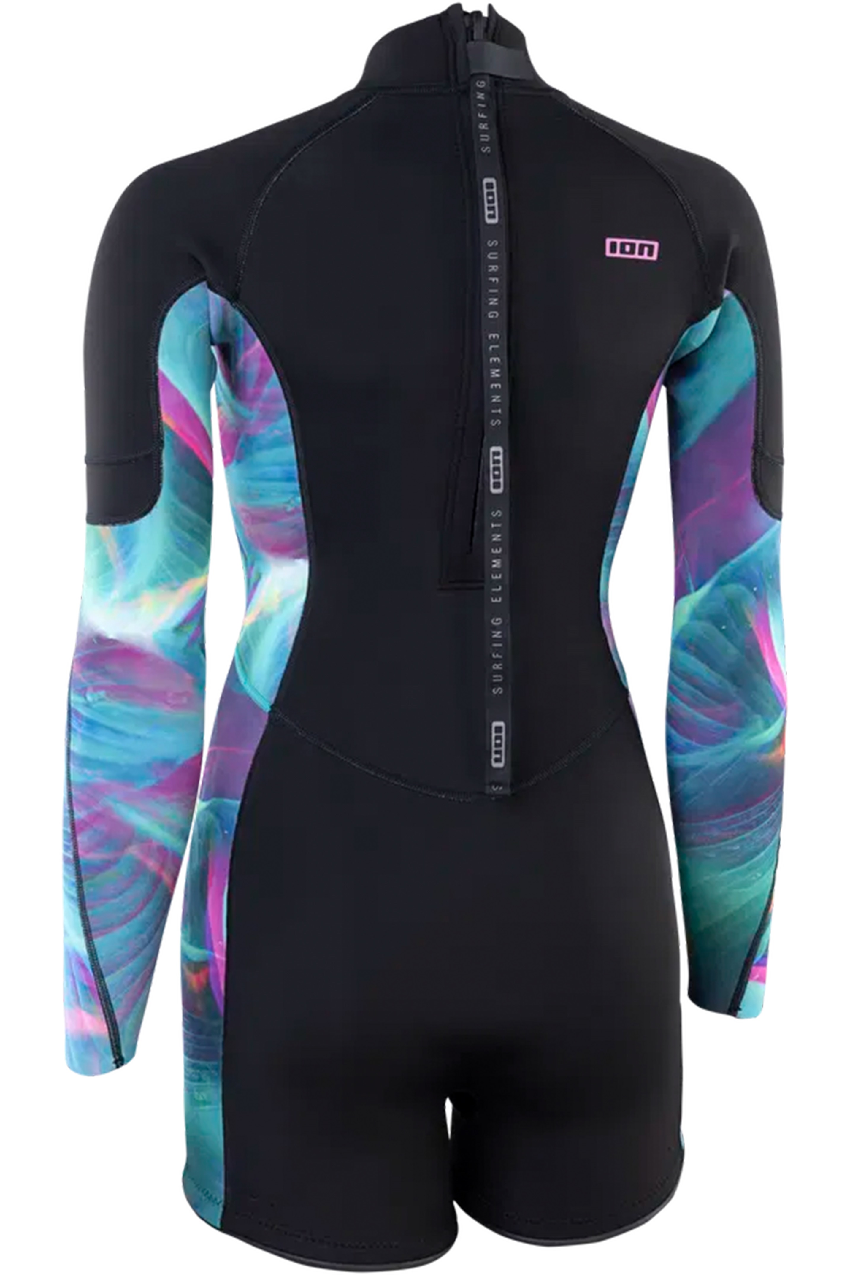 ION-Amaze Shorty 2.0 Manches Longues Backzip 2025 Combinaison Néoprène Femmes