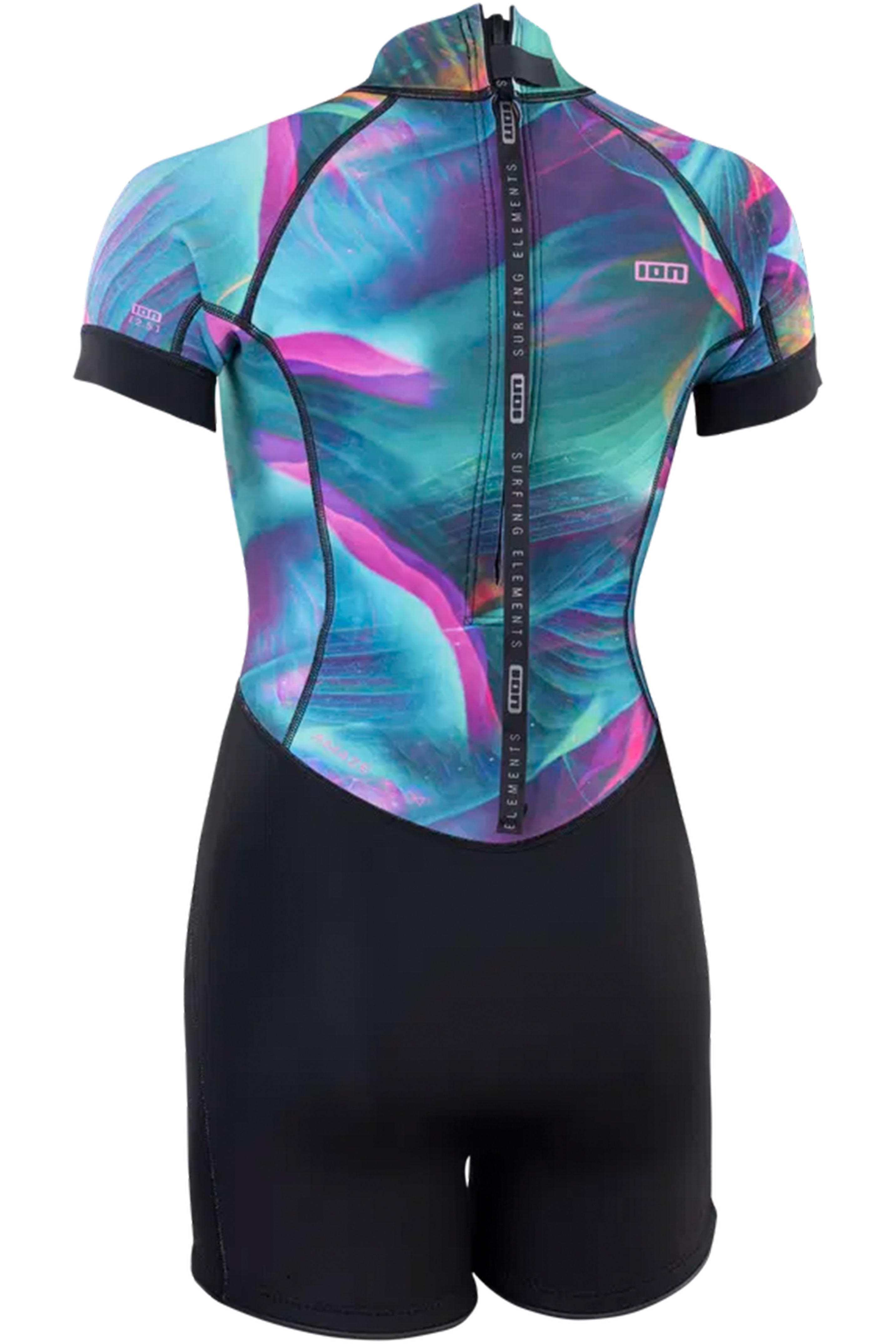 ION-Amaze Shorty 2.5 Manches Courtes Backzip 2025 Combinaison Néoprène Femmes