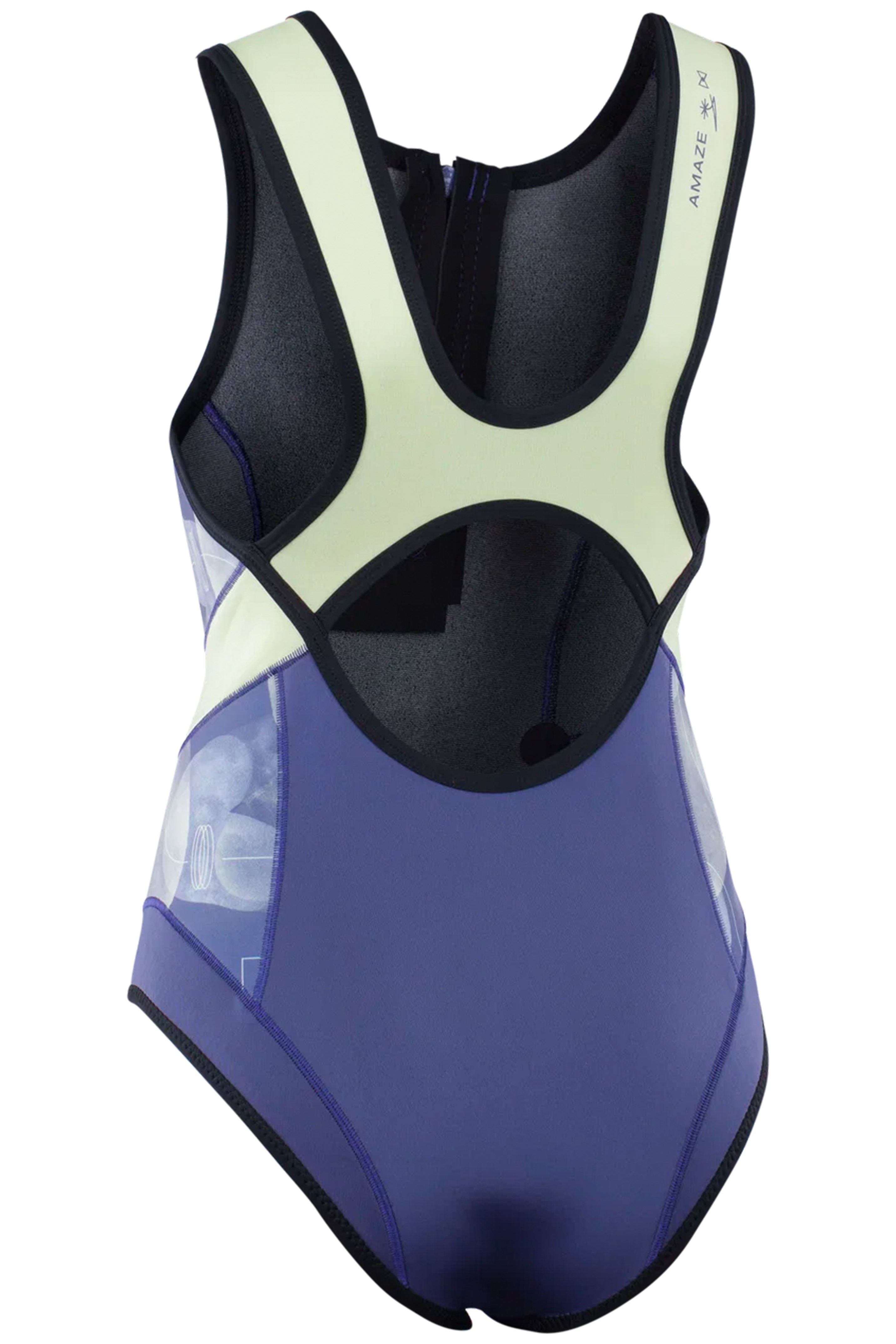 ION-Amaze V-Back 1.5 Shorty Frontzip 2025 Combinaison Néoprène Femmes