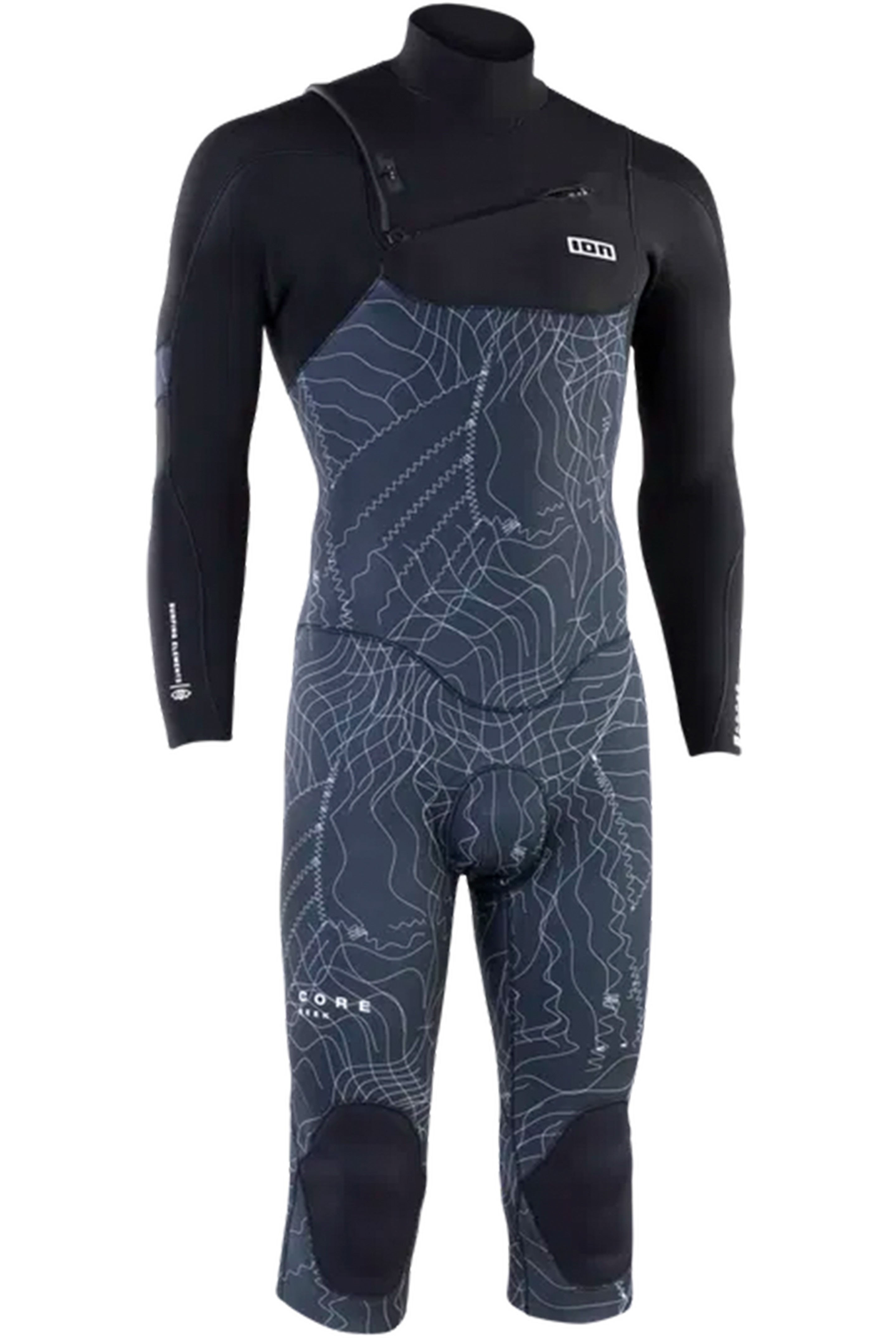ION-Seek Core 4/3 Overknee Manches Longues Frontzip 2025 Combinaison Néoprène