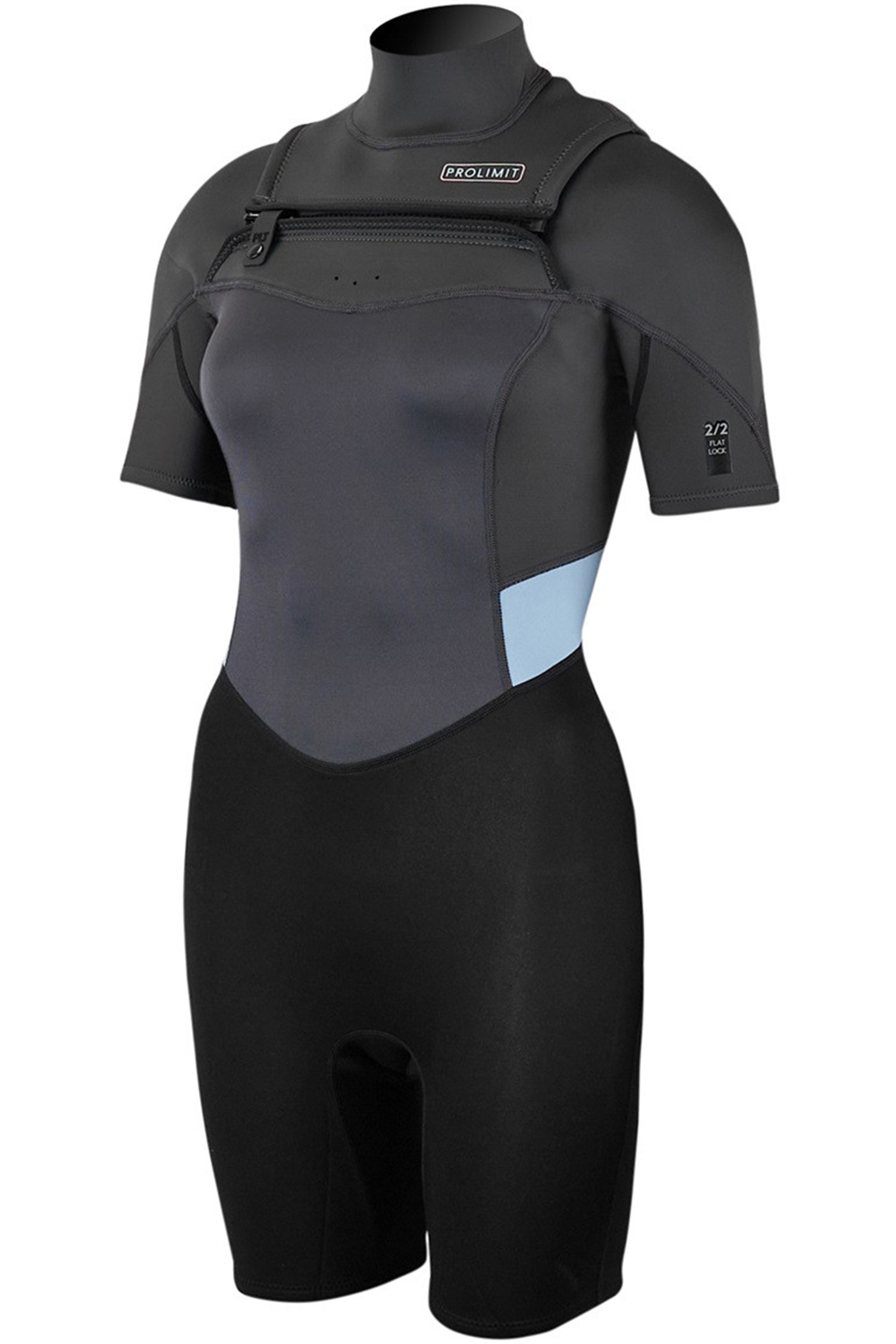 Prolimit-Fire 2/2 Shorty Double Zip Frontal Combinaison Néoprène