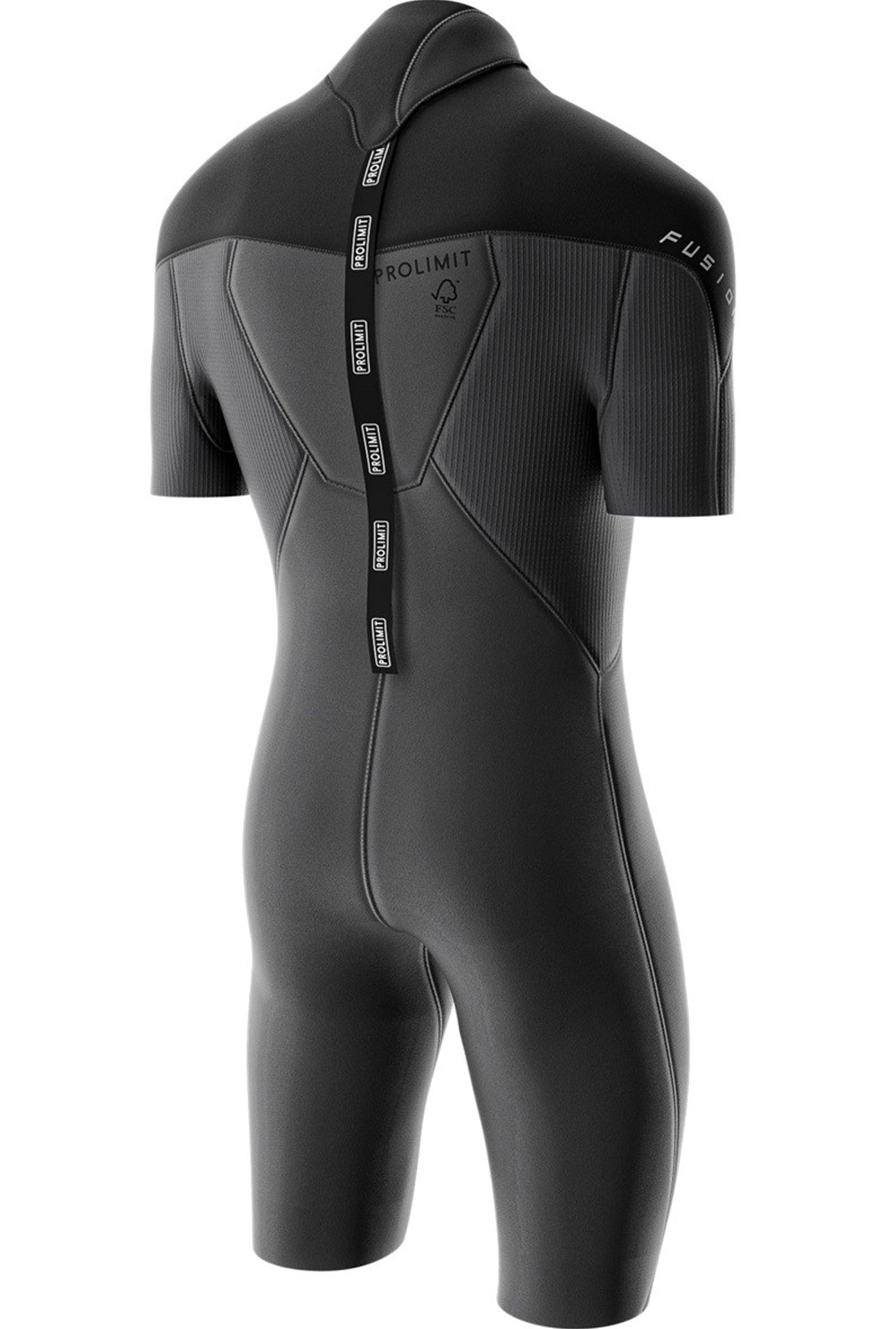 Prolimit-Fusion 2/2 Shorty Zip Dorsal Combinaison Néoprène